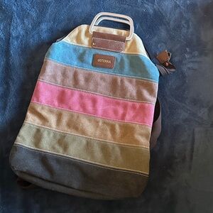 Colorful Striped Backpack